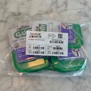 New GUM Orthodontic Wax Mint White & Aloe 6 packs sealed.